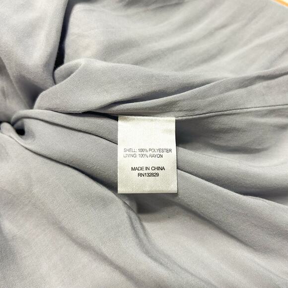 NWOT Majorelle Penny Mini Dress Dusty Purple Floral Ruffle Tie Front XXS - Picture 7 of 7